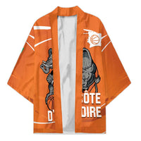 Ivory Coast Basketball Custom Kimono Allez Les Elephants - Wonder Print Shop