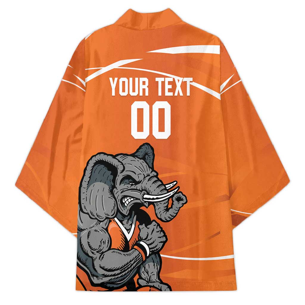 Ivory Coast Basketball Custom Kimono Allez Les Elephants - Wonder Print Shop