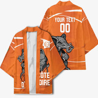 Ivory Coast Basketball Custom Kimono Allez Les Elephants - Wonder Print Shop