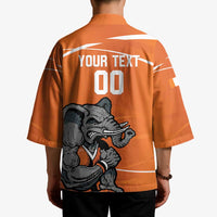 Ivory Coast Basketball Custom Kimono Allez Les Elephants - Wonder Print Shop