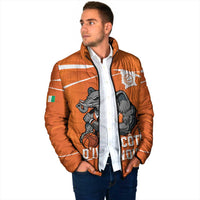 Ivory Coast Basketball Custom Padded Jacket Allez Les Elephants - Wonder Print Shop