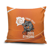 Ivory Coast Basketball Custom Pillow Cover Allez Les Elephants - Wonder Print Shop