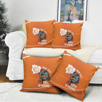Ivory Coast Basketball Custom Pillow Cover Allez Les Elephants - Wonder Print Shop
