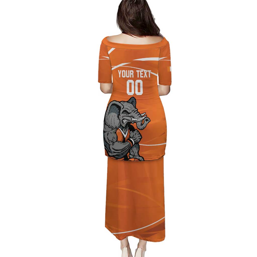 Ivory Coast Basketball Custom Puletasi Allez Les Elephants - Wonder Print Shop