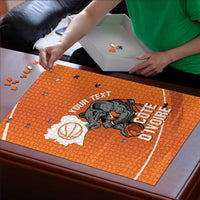 Ivory Coast Basketball Custom Puzzle Allez Les Elephants - Wonder Print Shop