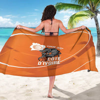 Ivory Coast Basketball Custom Sarong Allez Les Elephants - Wonder Print Shop