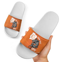 Ivory Coast Basketball Custom Slide Sandals Allez Les Elephants - Wonder Print Shop