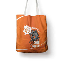 Ivory Coast Basketball Custom Tote Bag Allez Les Elephants - Wonder Print Shop