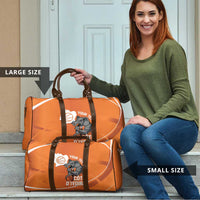 Ivory Coast Basketball Custom Travel Bag Allez Les Elephants - Wonder Print Shop