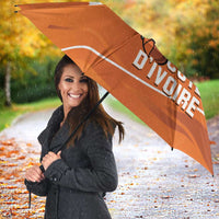 Ivory Coast Basketball Custom Umbrella Allez Les Elephants - Wonder Print Shop