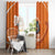 Ivory Coast Basketball Custom Window Curtain Allez Les Elephants - Wonder Print Shop