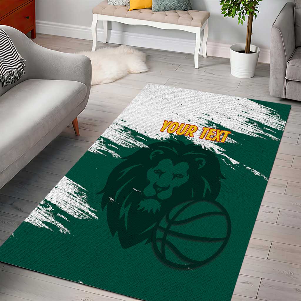 Cameroon Basketball Custom Area Rug Come On Indomitable Lions - Wonder Print Shop