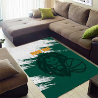 Cameroon Basketball Custom Area Rug Come On Indomitable Lions - Wonder Print Shop
