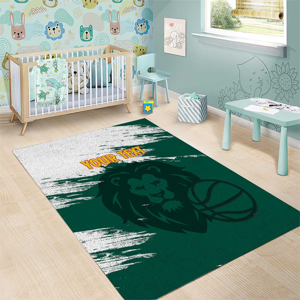 Cameroon Basketball Custom Area Rug Come On Indomitable Lions - Wonder Print Shop