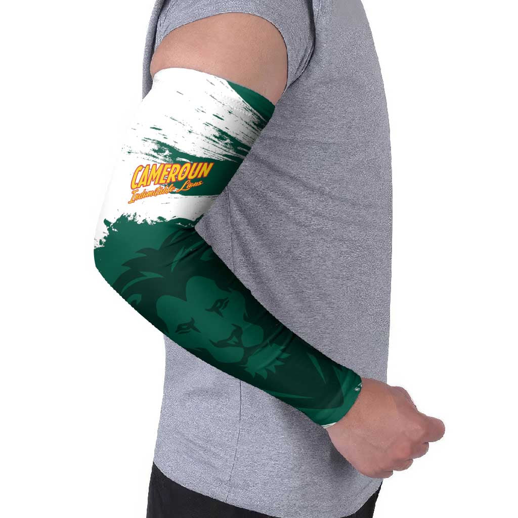 Cameroon Basketball Custom Arm Sleeves Come On Indomitable Lions - Wonder Print Shop