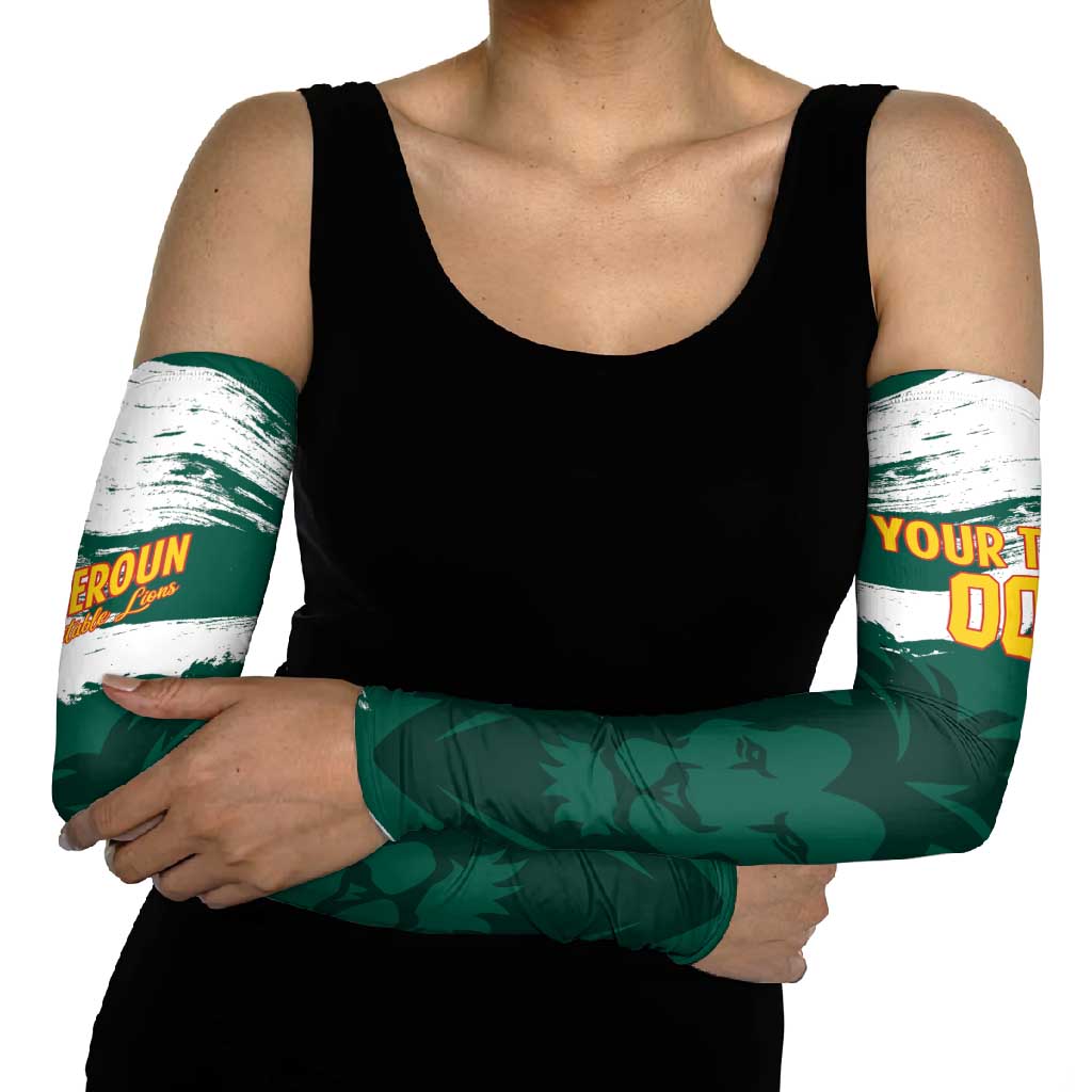 Cameroon Basketball Custom Arm Sleeves Come On Indomitable Lions - Wonder Print Shop