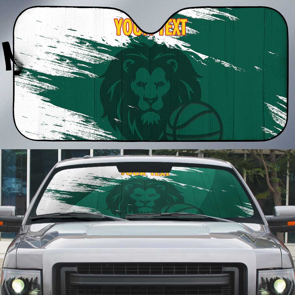 Cameroon Basketball Custom Auto Sun Shade Come On Indomitable Lions - Wonder Print Shop