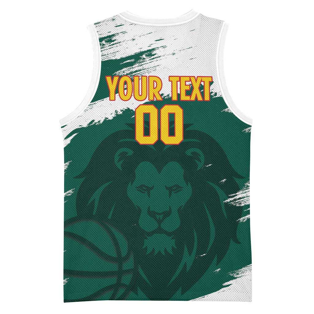 Cameroon Basketball Custom Basketball Jersey Come On Indomitable Lions - Wonder Print Shop