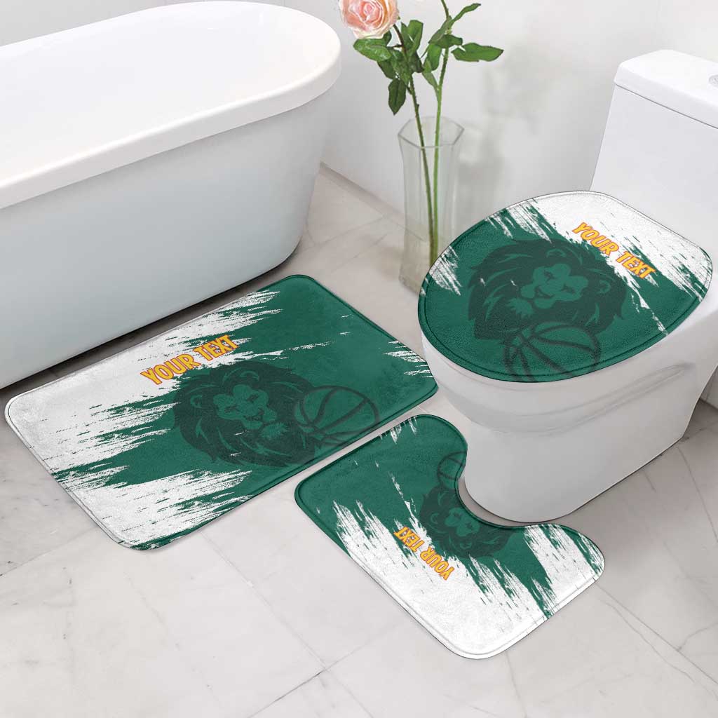 Cameroon Basketball Custom Bathroom Set Come On Indomitable Lions - Wonder Print Shop