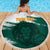 Cameroon Basketball Custom Beach Blanket Come On Indomitable Lions - Wonder Print Shop