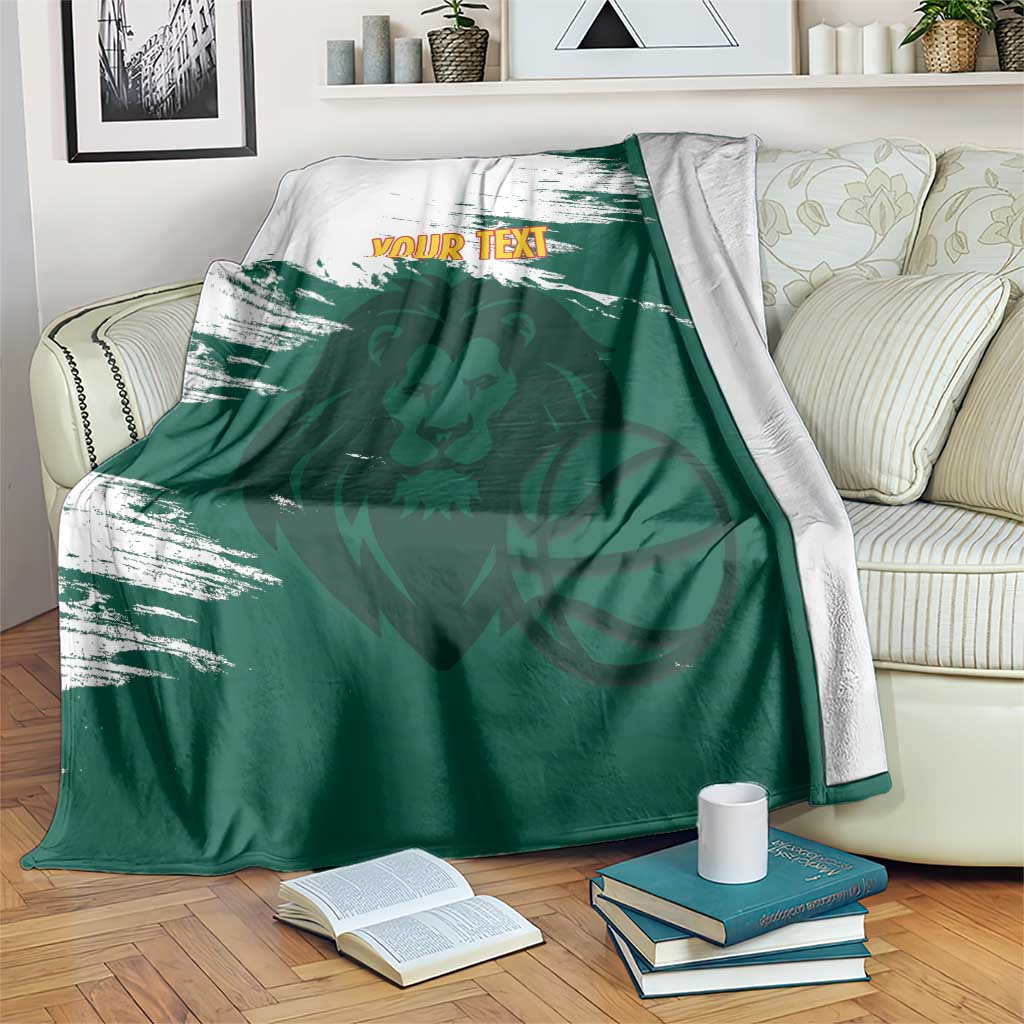 Cameroon Basketball Custom Blanket Come On Indomitable Lions - Wonder Print Shop