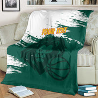 Cameroon Basketball Custom Blanket Come On Indomitable Lions - Wonder Print Shop