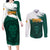 Cameroon Basketball Custom Couples Matching Long Sleeve Bodycon Dress and Long Sleeve Button Shirt Come On Indomitable Lions - Wonder Print Shop