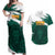 Cameroon Basketball Custom Couples Matching Off Shoulder Maxi Dress and Hawaiian Shirt Come On Indomitable Lions - Wonder Print Shop