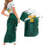 Cameroon Basketball Custom Couples Matching Short Sleeve Bodycon Dress and Hawaiian Shirt Come On Indomitable Lions - Wonder Print Shop