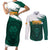 Cameroon Basketball Custom Couples Matching Short Sleeve Bodycon Dress and Long Sleeve Button Shirt Come On Indomitable Lions - Wonder Print Shop