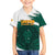 Cameroon Basketball Custom Family Matching Off The Shoulder Long Sleeve Dress and Hawaiian Shirt Come On Indomitable Lions - Wonder Print Shop