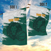 Cameroon Basketball Custom Garden Flag Come On Indomitable Lions - Wonder Print Shop