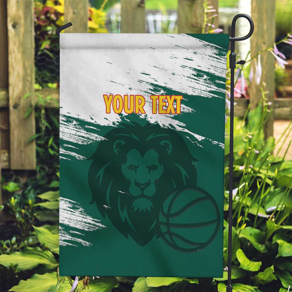 Cameroon Basketball Custom Garden Flag Come On Indomitable Lions - Wonder Print Shop