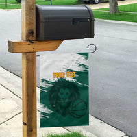 Cameroon Basketball Custom Garden Flag Come On Indomitable Lions - Wonder Print Shop