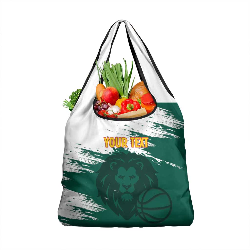 Cameroon Basketball Custom Grocery Bag Come On Indomitable Lions - Wonder Print Shop