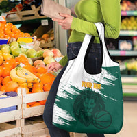 Cameroon Basketball Custom Grocery Bag Come On Indomitable Lions - Wonder Print Shop