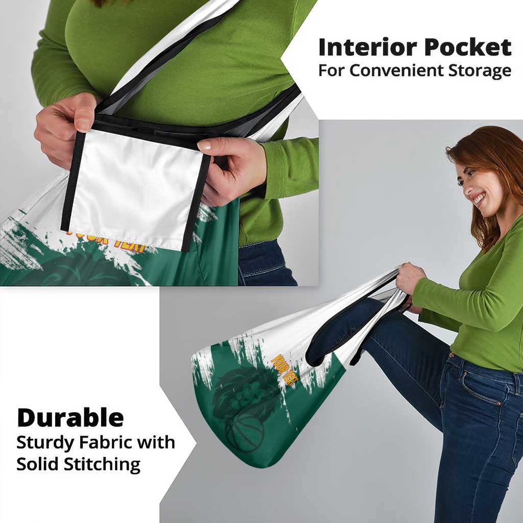 Cameroon Basketball Custom Grocery Bag Come On Indomitable Lions - Wonder Print Shop