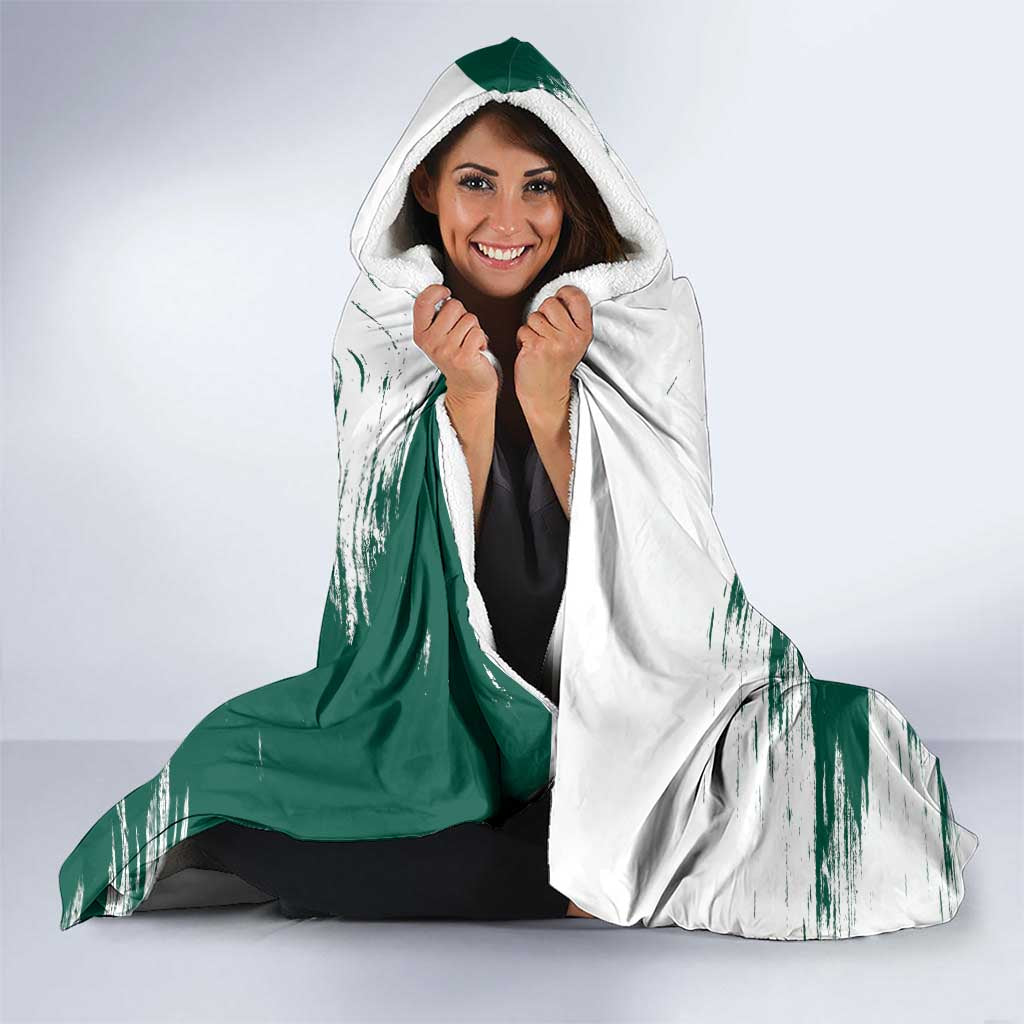 Cameroon Basketball Custom Hooded Blanket Come On Indomitable Lions - Wonder Print Shop