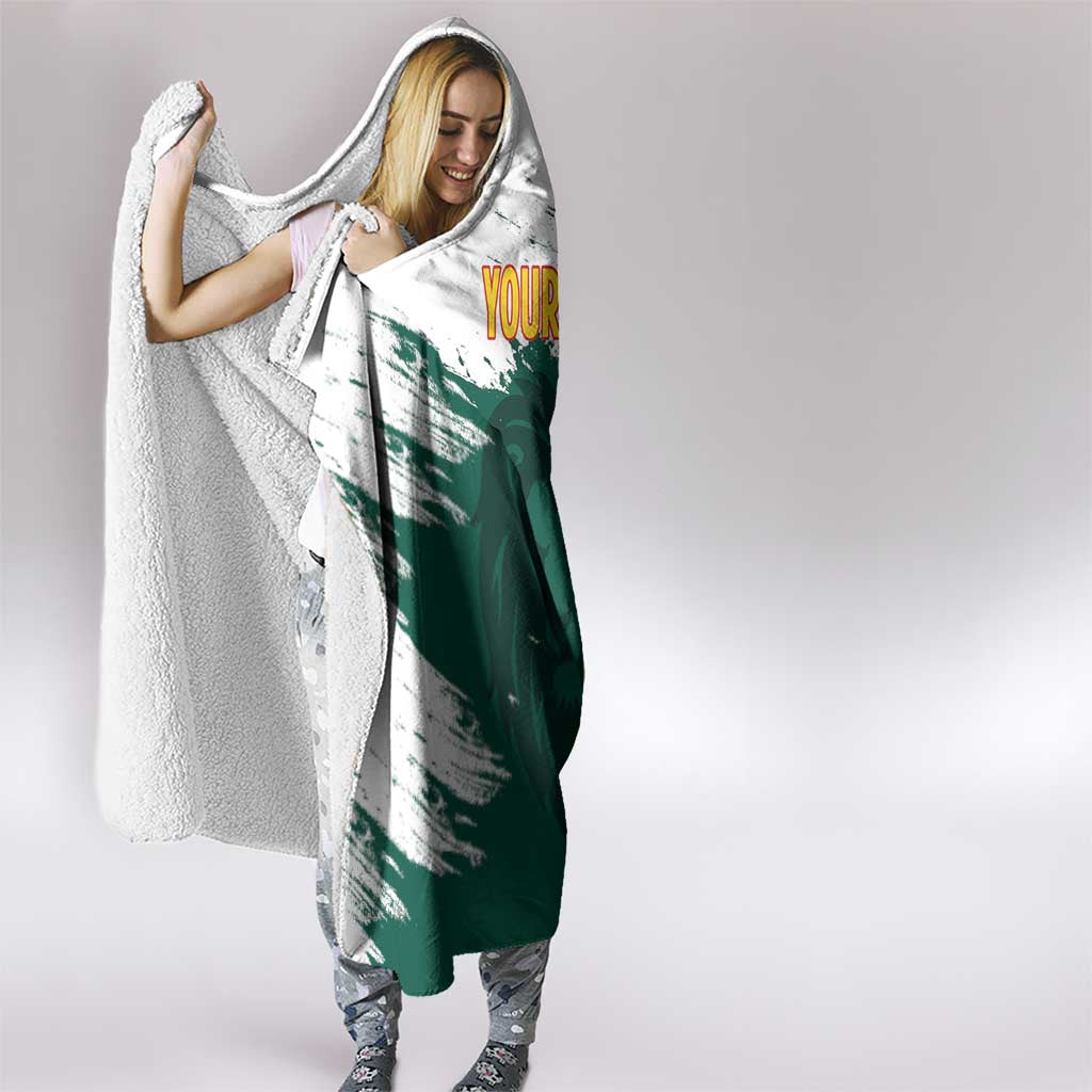 Cameroon Basketball Custom Hooded Blanket Come On Indomitable Lions - Wonder Print Shop