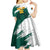 Cameroon Basketball Custom Kid Short Sleeve Dress Come On Indomitable Lions - Wonder Print Shop