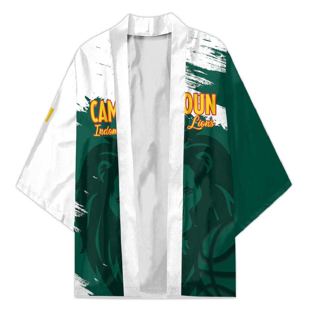 Cameroon Basketball Custom Kimono Come On Indomitable Lions - Wonder Print Shop
