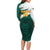 Cameroon Basketball Custom Long Sleeve Bodycon Dress Come On Indomitable Lions - Wonder Print Shop