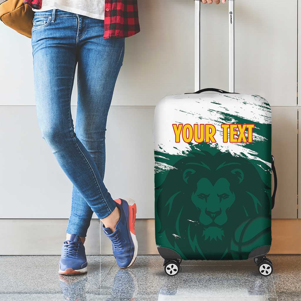 Cameroon Basketball Custom Luggage Cover Come On Indomitable Lions - Wonder Print Shop