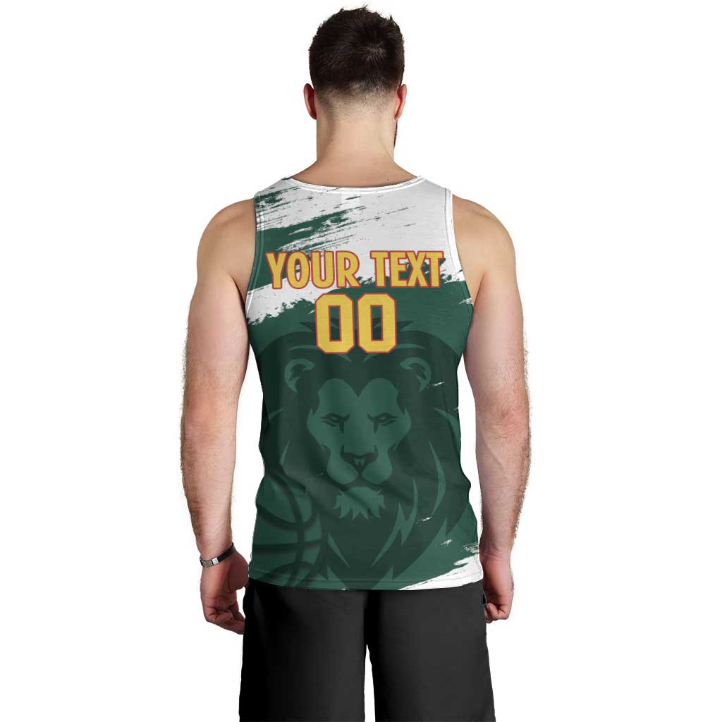 Cameroon Basketball Custom Men Tank Top Come On Indomitable Lions - Wonder Print Shop