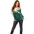 Cameroon Basketball Custom Off Shoulder Sweater Come On Indomitable Lions - Wonder Print Shop