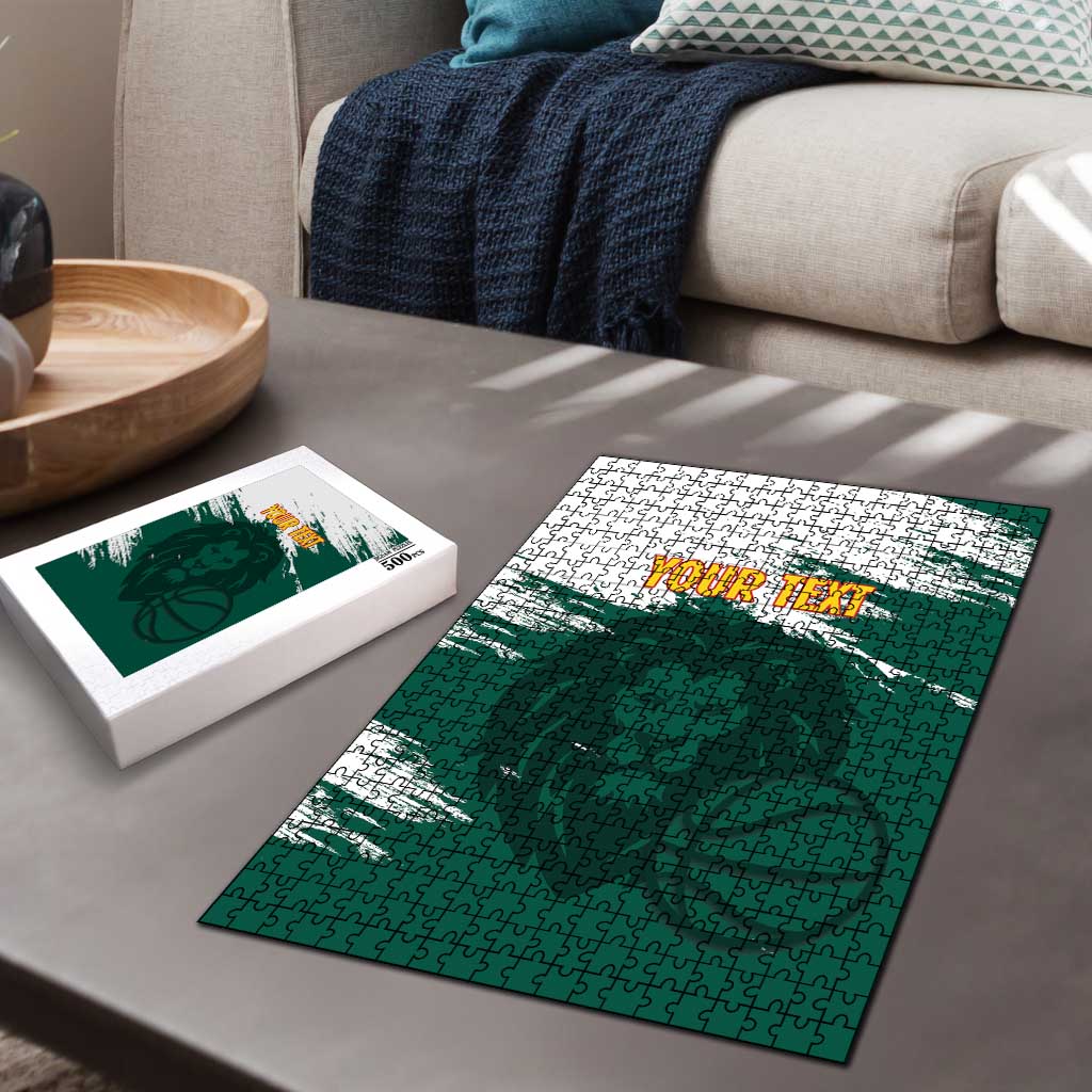 Cameroon Basketball Custom Puzzle Come On Indomitable Lions - Wonder Print Shop