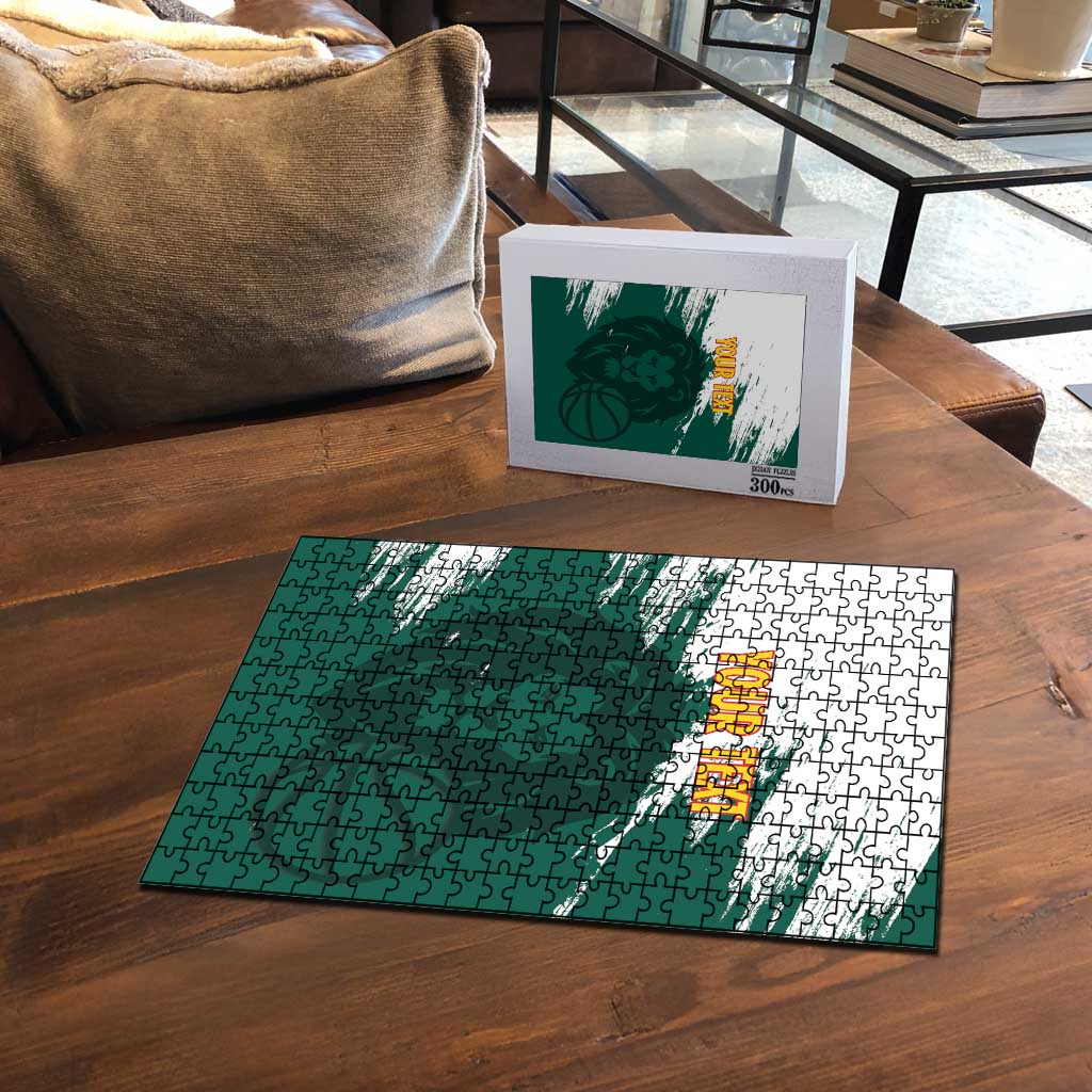 Cameroon Basketball Custom Puzzle Come On Indomitable Lions - Wonder Print Shop
