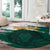 Cameroon Basketball Custom Round Carpet Come On Indomitable Lions - Wonder Print Shop