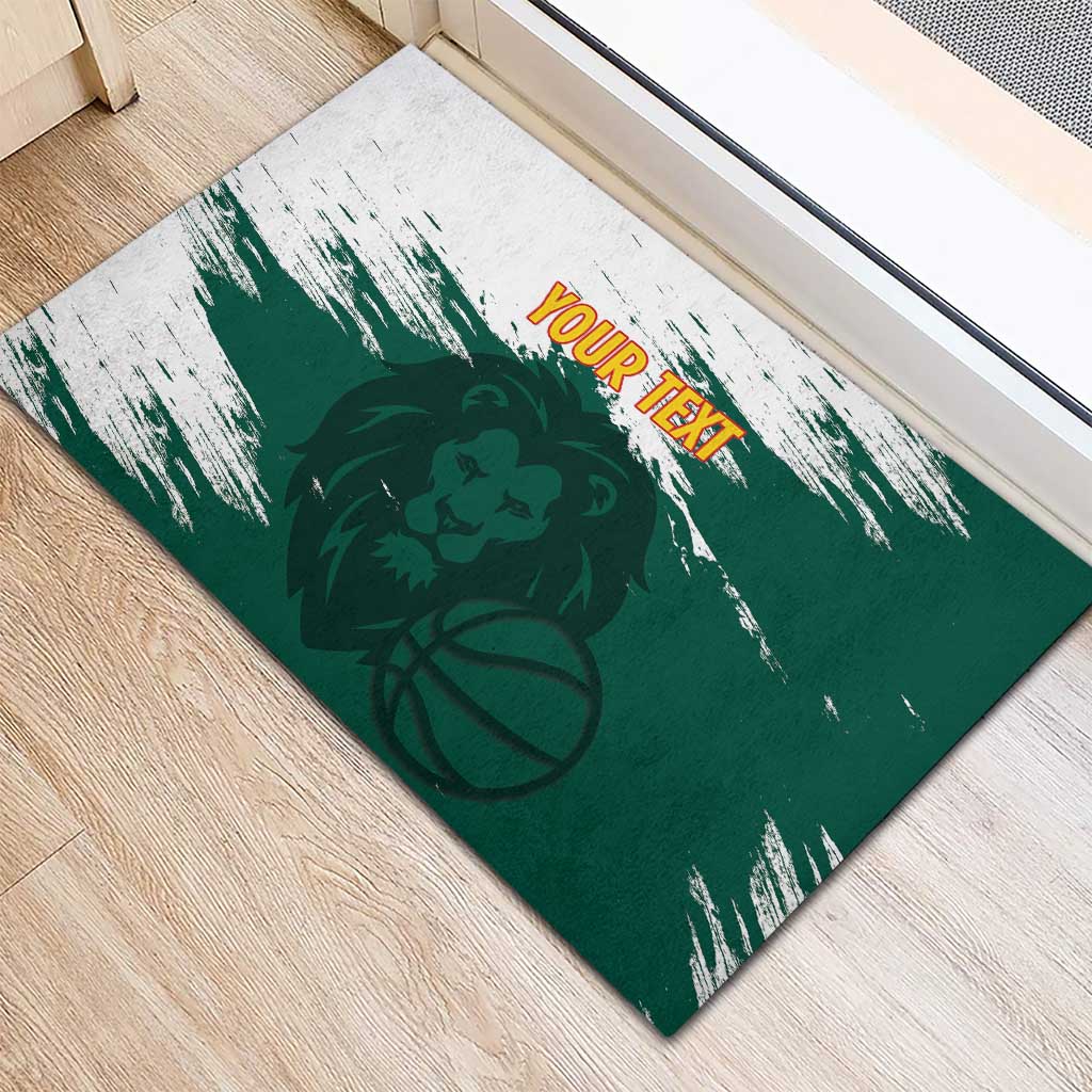 Cameroon Basketball Custom Rubber Doormat Come On Indomitable Lions - Wonder Print Shop