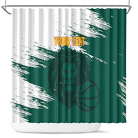 Cameroon Basketball Custom Shower Curtain Come On Indomitable Lions - Wonder Print Shop